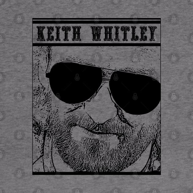 Keith Whitley // Black Retro by Degiab